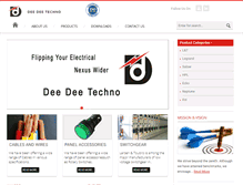 Tablet Screenshot of deedeetechno.com